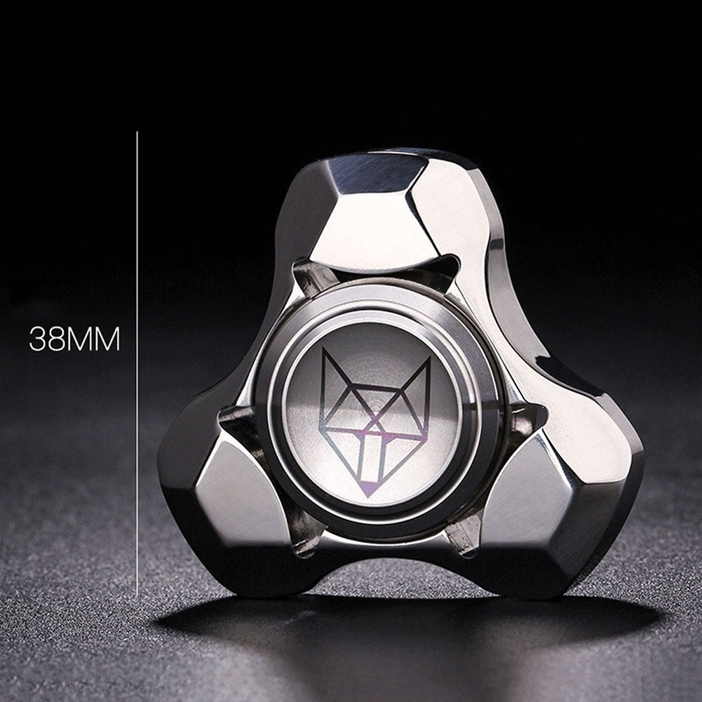 Pressure Relief Metal Fidget Spinner Bearing 2-4 Min Spin Time Ideal for Meditation and Focus