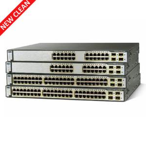 China WS-C3750X-48P-E Cisco 48 Port Gigabit Switch Poe Catalyst IP Services Switch 3750X factory