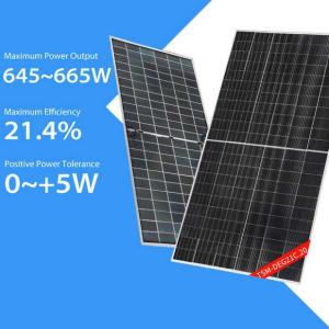 China Vertex Series Trina Solar Panel Bifacial 660w 665w Solar Monocrystalline Panel With TUV factory