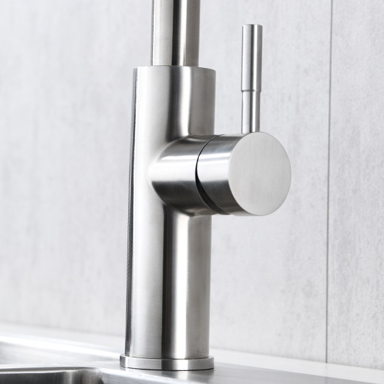 IPX5 Spring Coil Kitchen Faucet Kitchen Mixer Tap With Extendable Spray