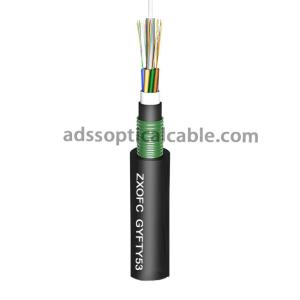 China Stranded Steel Wire Armoured Cable GYFTY53 Double Jacket Water Blocking factory