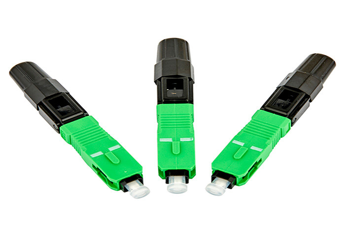 SC APC Fiber Optic Fast Connector, quick assembly fast connect