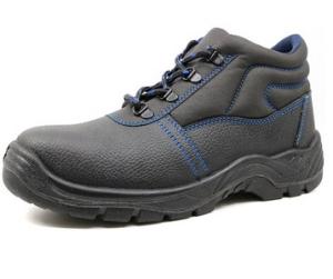 China Anti Slip PPE Safety Shoes Leather Steel Toe Cap Anti Static Men Working Use factory