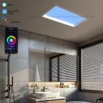 No Flicker 200W Artificial LED Skylight Mounted CCT Color Changing
