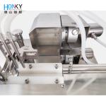 30ml Round Bottle Table Top Liquid Filling Machine Semi Automatic With Ceramic