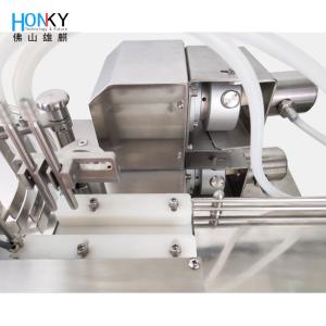 China 20ml Glass Vial CBD Oil Bottle Desktop Filling Machine For E - Cigar E - Liquid factory