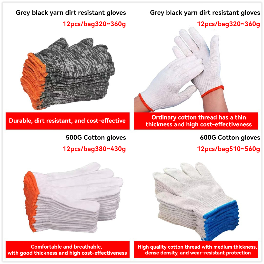 Labor Protection Construction Work Hand Gloves for Worker Rubber Wear-Resistant Oil-Proof