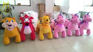 China Hansel children ride on walking stuffed animal electric mountable factory
