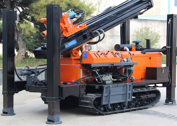 Small Crawler 380v Pneumatic Drilling Rig For 200m