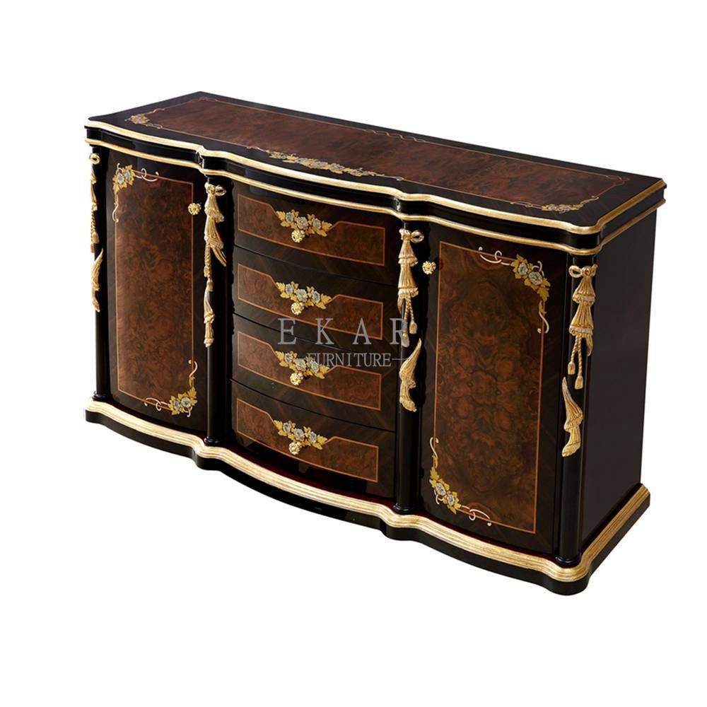 Luxury Vintage Living Room Furniture Wooden Storage Cabinet TF-029