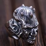 Fashion Design Chunky Thai 925 Silver Men Ring (XH052064)