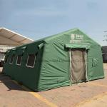 OEM/ODM Large Convenient High Quality Outdoor Camping Green Inflatable Tent