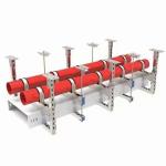 Silver Heavy Duty Seismic Pipe Supports Load Capacity 500kg Enhanced Durability