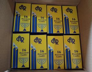 China household candle, white unscented dinner candle,16pcs packed into printed box factory