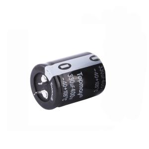 China 30*45mm Snap In Terminal Aluminum Electrolytic Capacitor 330uF 400V factory