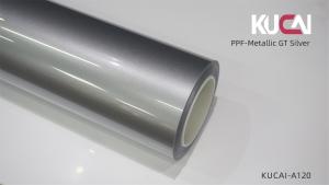 China Metallic GT Silver Colored PPF Wrap Car Paint Protection Film 1.52mx15m factory