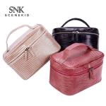 Custom Fashion Large Capacity Waterproof Women Tote Cosmetic Bag Double Zipper