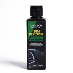 China Antiaging Aerosol Car Wax Spray Polish Black Plastic Trim Restorer 100ml factory