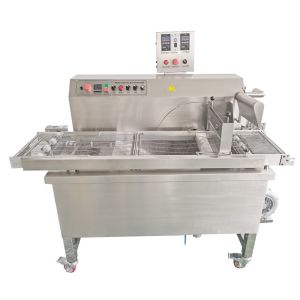 China Chocolate Enrober Machine for Nut-Coated Bars 500kg/h on sale