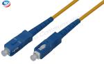 G652D Fiber Optic Patch Cord 3mm PVC SC To SC High Temperature Stability