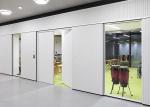 Sound Absorption Glass Partition Wall Aluminum Frame Steel Melamine HPL Panel