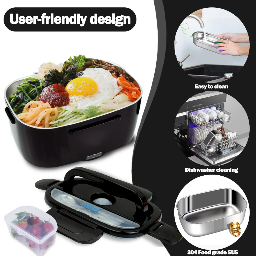 1.5L Electric Lunch Box Stainless Steel 220V-12v 24v/110v-12v 24v