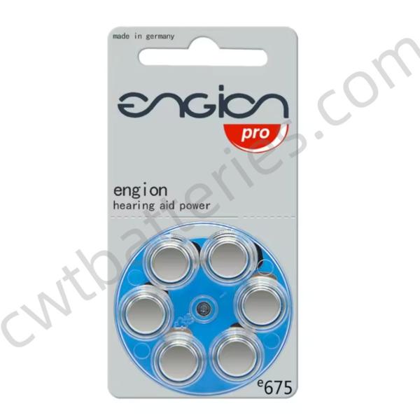 Engion Hearing Aid Zinc Air Batteries PR44/E675 1.4V 60 Cells Replacement