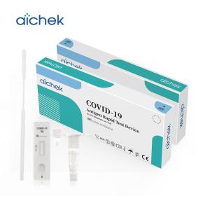 China OEM 99% Swab Test Strip Home Lateral Flow Test Kit CE ISO 13485 factory