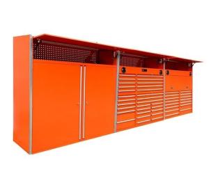 China High Texture Particle Powder Spraying Cold Rolled Steel Optional Tool Storage Cabinet factory