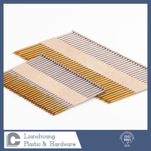 China Stainless Steel Paper Strip Nails Clipped D Head Type Ring Shank Long Life factory
