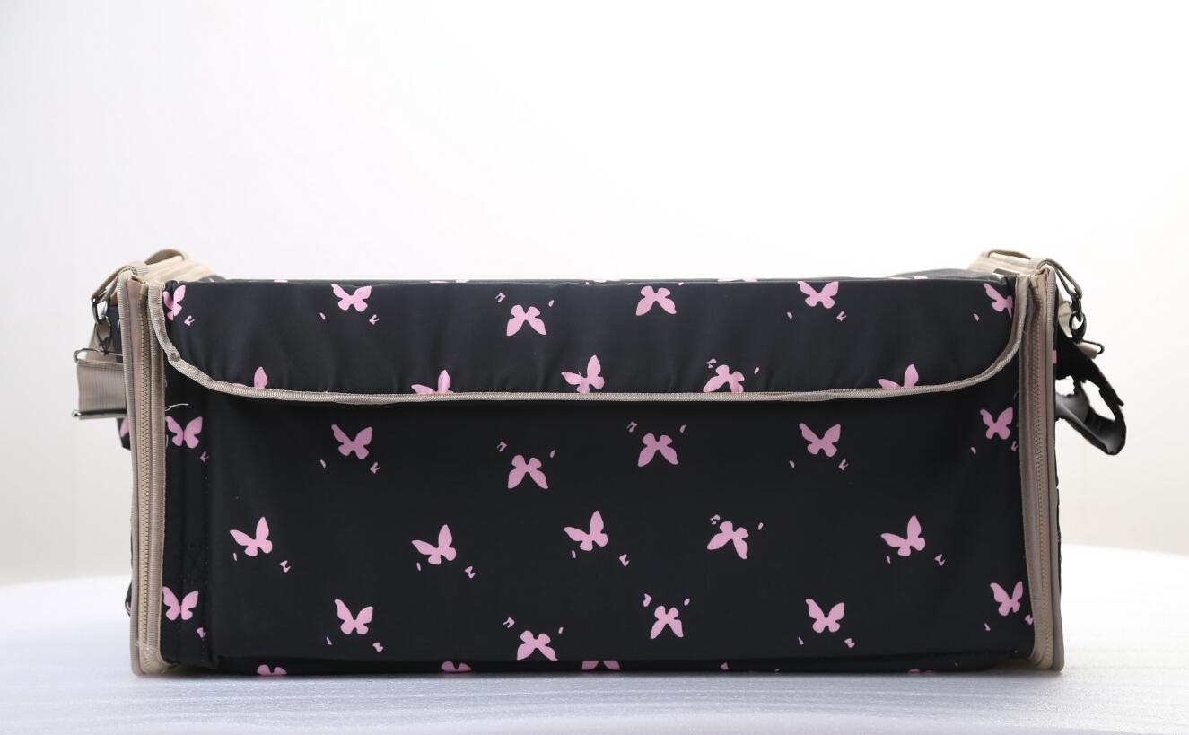 PU Leather Car Seat Travel Mattress , Car Rear Seat Mattress Butterfly Pattern 137 * 148cm
