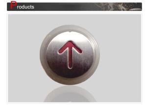 China Elevator Braille Button / Elevator Round Push Button Size 30 Mm factory