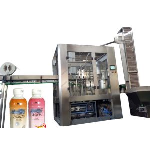 Vial Liquid Beverage Filling Machine , Fully Automatic Plastic Bottle Filling