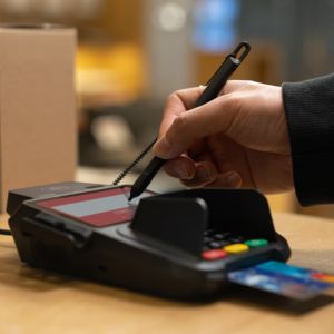 Retail Store 4 Color Screen PCI PTS 6.X Payment POS With Memory Options