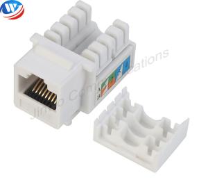 China CAT5E UTP 8P8C RJ45 Keystone Jack Gold Plating 90 Degree factory