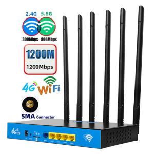 China 1200Mbps Dual Band High Power Wireless CPE Industrial Enterprise Class Simcard 4g / 5g Router factory