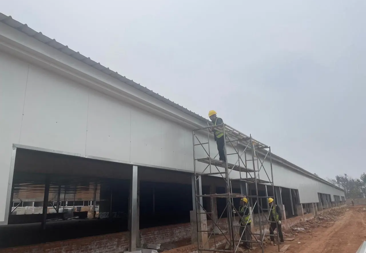 High-intensity durable prefabricated steel structure custom farm breeding shed building