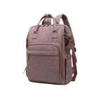 ISO9001 Pink Oxford Cloth Large Capacity Mommy Nappy Bag Backpack