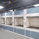 Chemical Hazard Protection Steel Fume Hood with High Airflow LED Lighting and