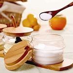 Multifunction Bamboo Wooden Sauce Holder , Restaurant Table Condiment Holders