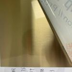 Gold Hairline / Gold Mirror 1219x2438mm Stainless Steel Sheet