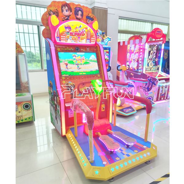 Coin Operated arcade hall Sports Video Game Super Scooter Redemption Tickets game machine