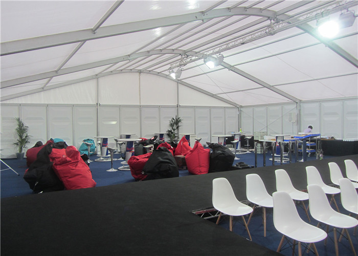 Clear Orange Black Clearspan Fabric Structures UV - Resistant PVC Cover