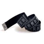 Black Bold Number Body Measuring Tape , Soft Fabric Cloth Sewing Tape Measure