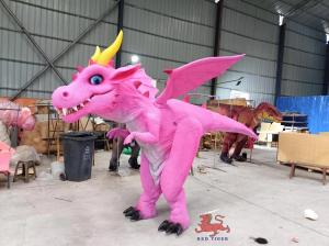 China Customized Cartoon Dragon Costume Animatronics Dinosaur Lovely Costume For Kids Park factory