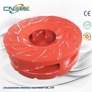 China Higher Pressure Slurry Pump Spare Parts 6 Vane Impeller For Centrifugal Slurry Pump factory
