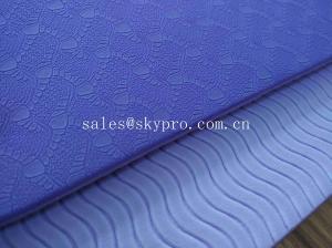 China Colorful Dual Layers Custom Eco TPE Yoga Mat Patent Design , Light Weightiness factory