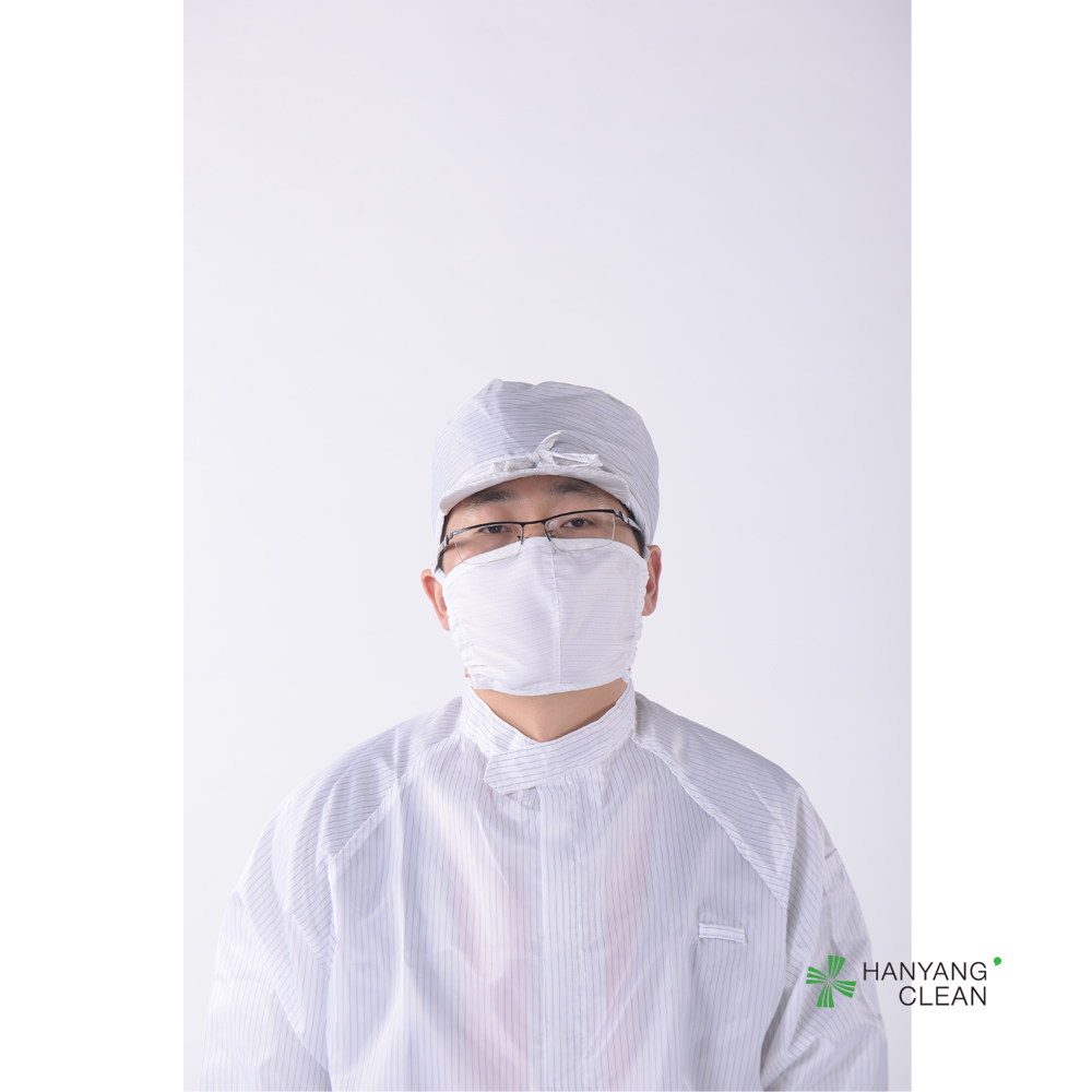 Anti Static ESD Cleanroom strap Face Mask with adjustable stoppers folding safety mouth nose