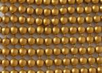 Golden Alloy Metal Sequin Fabric Metallic Curtain Durable 5mm Dia