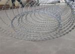 BTO-22 450mm coil diameter galvanized cross razor concertina barbed wire